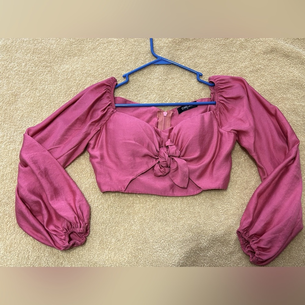 Cropped Pink Top